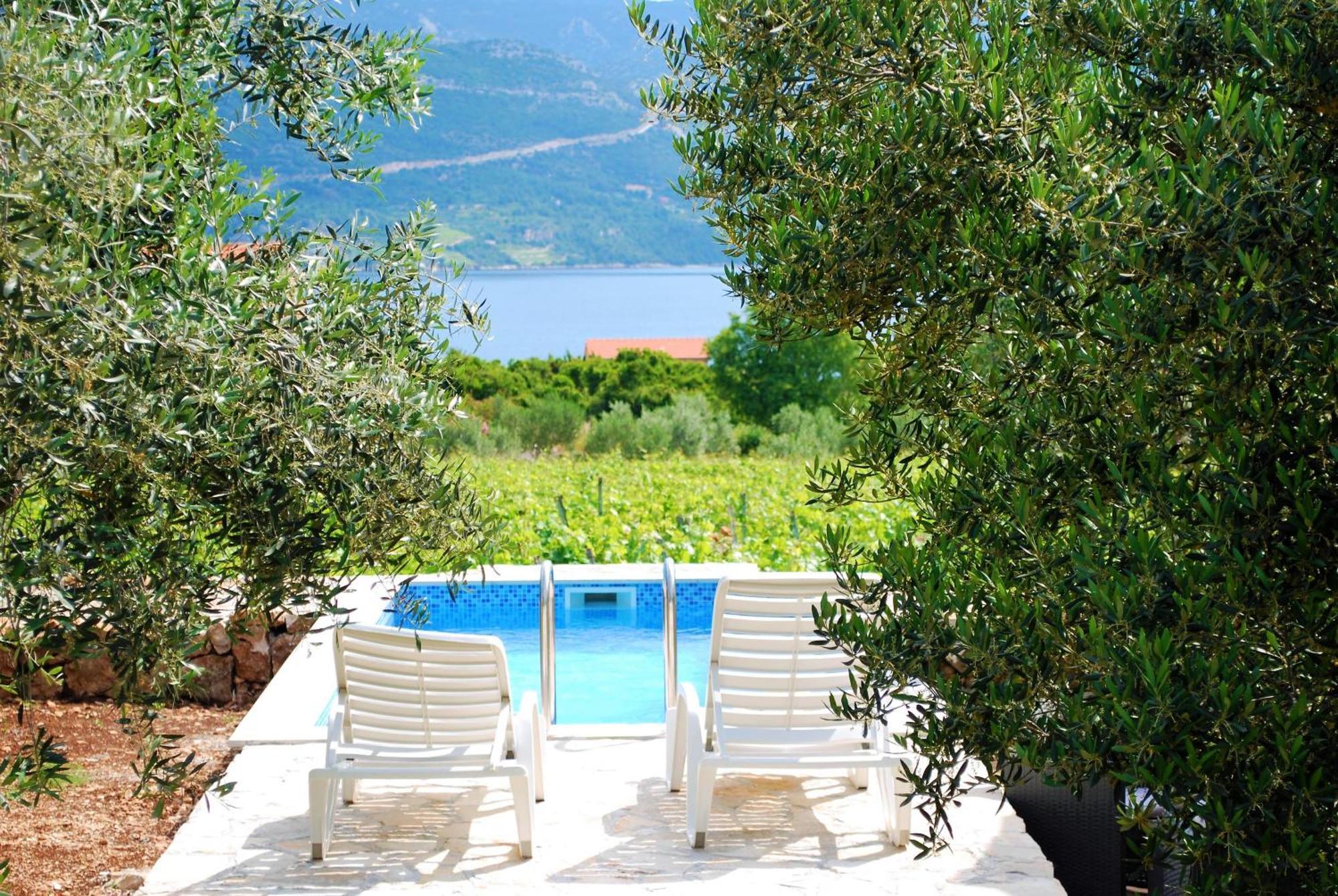 Vineyard House & Olive Grove House Villa Račišće Exteriör bild